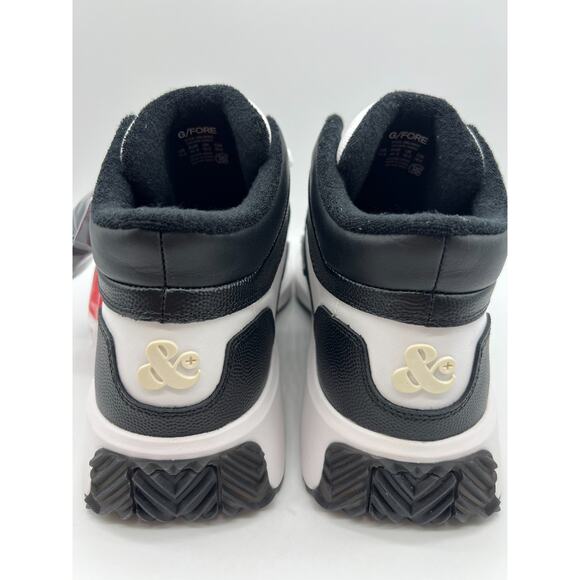 G/Fore G.112 Leather Mid-Top Street Shoe Black/White Men\'s Size 11.5 New main image 8